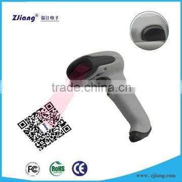 High quality QR CODE auto sensing laser hand-held barcode reader with USB connecting