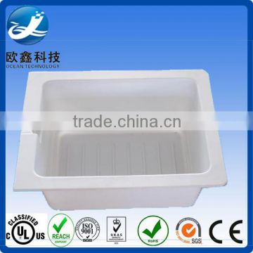 Vacuum forming white ABS plastic Fridge internal Container