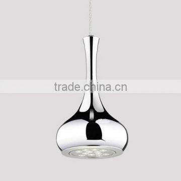 2016 New 9W 12W Plated Silver LED Pendant Light Color Vase Dining Room Creative LED Droplights photo-6