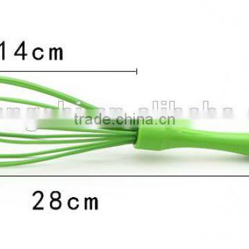 Hot Sale Colorful Silicone Whisk With ps Handle Silicone Kitchen Utensils for Blending, Whisking, Beating & Stirring photo-3