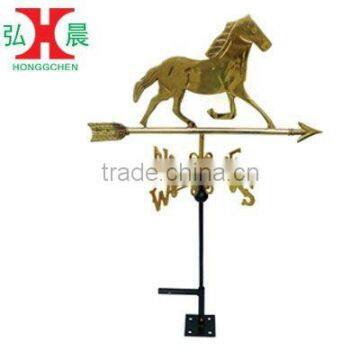 Garden Ornament Brass Horse Weathervane