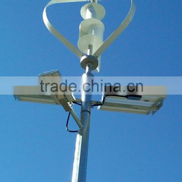 10kw off grid hybrid solar wind led light lighting power system with Surveillance camera