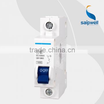 SAIP/SAIPWELL Electrical Earth Leakage Type New China Manufacture 3P Mini Circuit Breaker