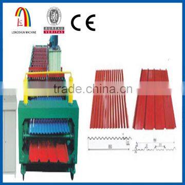 Color Plate Double Layer Roof Tile Sheet Roll Forming Machine