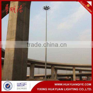 30m galvanized steel high mast light poles manufacturers