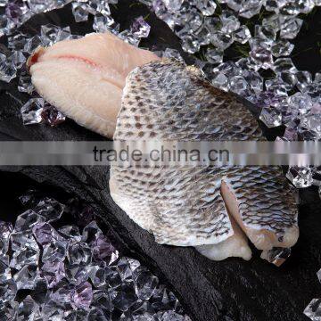 Skin On Black Tilapia Fillet