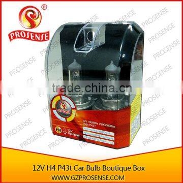 E-mark e4 headlight bulb halogen h4 12v 100/90w halogen bulb (fine packing)