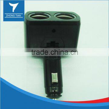 Car Cigarette Lighter Socket/twin Socket With LED Lights