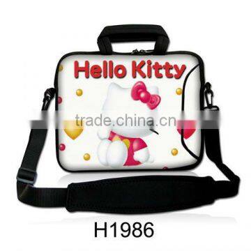 Cute custom neoprene hello kitty laptop sleeve