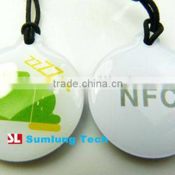Small Android Robot NFC Hang Tag 13.56MHz RFID NTAG203 NDEF