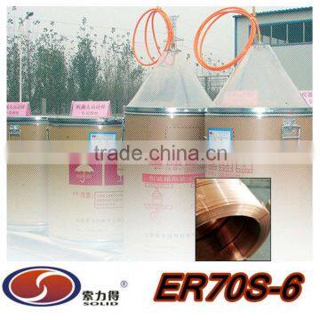 Factory outlets!!! ER70S-6 brass coated drum welding wire