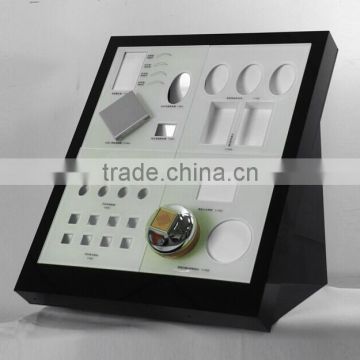 Factory OEM cosmetic point of sale display used in supermarket