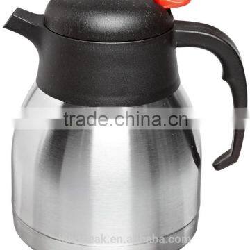 Stainless Steel Everyday Double Wall Vacuum Insulated Coffee Pot Carafe/Stainless Steel Water Pitcher with Lid/Insulated Pot