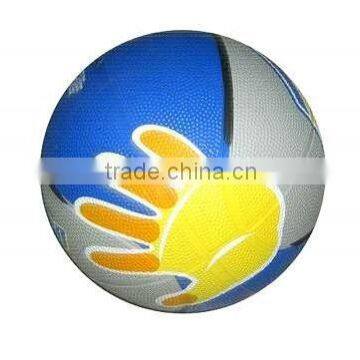 cartoon rubber basketball kickball