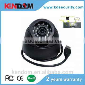 Kendom SD Card Storage Camera With audio function for recording audio, SD card reader, CCTV Camera