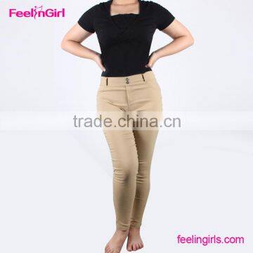 Hot sale sexy khaki skinny girls tight jeans