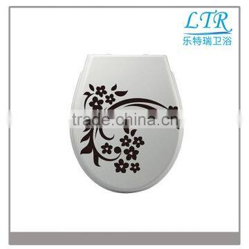 Elegant Design Printed Toilet Seat Have Heavy Duty Soft Closing Hinges photo-2