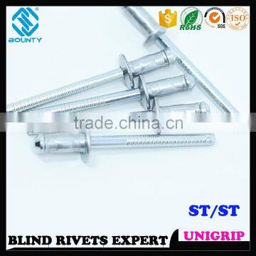 QUALITY FACTORY HIGH SHEAR AND TENSILE STRENGTH S/S UNI GRIP BLIND POP RIVETS photo-2