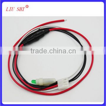 MOLEX3.96-3P battery wire harness waterproof fuse connector with led