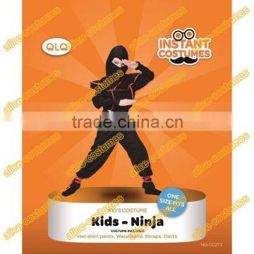 Carnival japanese costume for boy Party halloween children kids ninja costumes