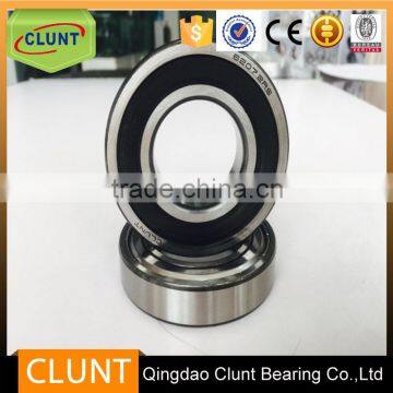 Rubber sealed deep groove ball bearing 6207rs