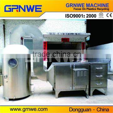 Portable pelletizer flue gas treating machine