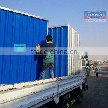 DANA TemporaryCorrugated Fence Fencing Panel for Construction Site Dubai Ajman Sharjah Abu Dhabi