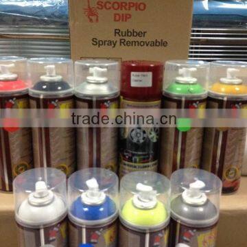 Coloful Acrylic coating plastic dip 450ml removable liquid rubber paint