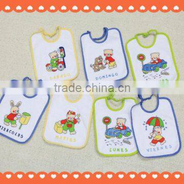 week set cotton bib