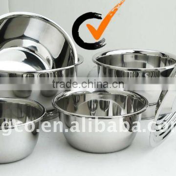 salad bowl/basin set with lid(5 pcs)