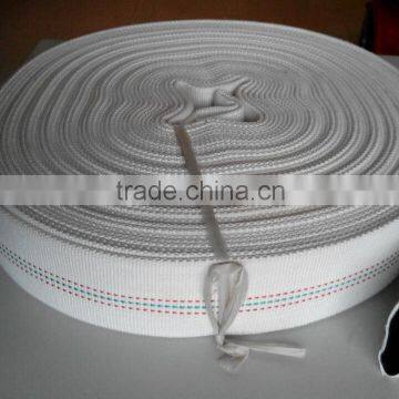 Rubber lining weaved jacket fire fighting hose