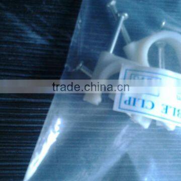 supply nail wire clips/nail cable clips/nail cable clamps 28mm