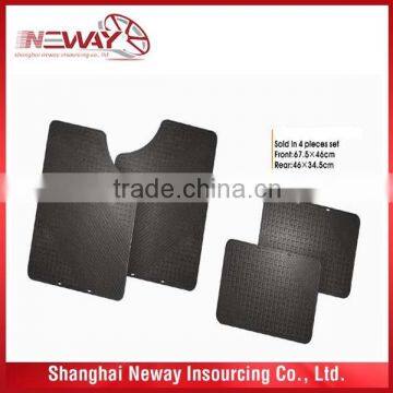 Rubber Car Mat/universal PVC Car Mats With Carpet
