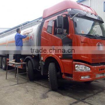 HOT-SALE ! FAW 30cbm /30000 liters JIEFANG 8*4 fuel tanker truck capacity