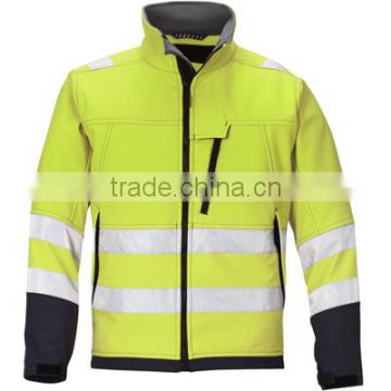 Elegant design waterproof and breathable workwear softshell jacket