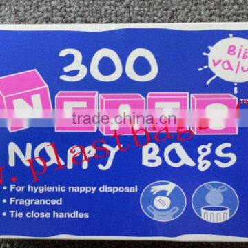 HDPE durable nappy bags with perfume