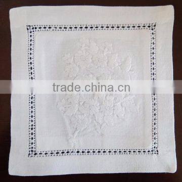 Hand embroidered lavender sachet/bag/pillow (design #21)
