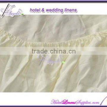 Fitted Sheets, Stripe Fitted Bed Sheets for Hotels, Motels--with Skirting Walls photo-2