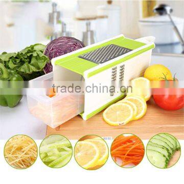 Mandoline Slicer with 4 Blades, Vegetable Grater, Julienne Slicer