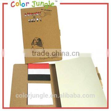 Note book for students include pen and memo school notebook,custom paper school notebook