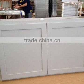 American standard slab door cabinets wood kitchen made in China