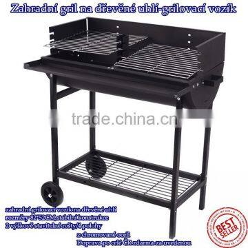 Trolley Bbq Grill With Wheels, Move Availble ,barrel Bbq Grill Stand