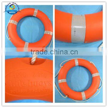 orange life buoyancy with reflective tap