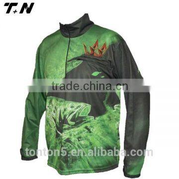 Fishing Polo Shirts Sublimated Fishing Jerseys Wholesale Custom