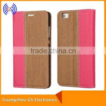 2016 New Products Wood Wallet Flip Cover Case Leather Mobile Phone Case for IPhone 6 IPhone 6 Plus 5.5 6s photo-3