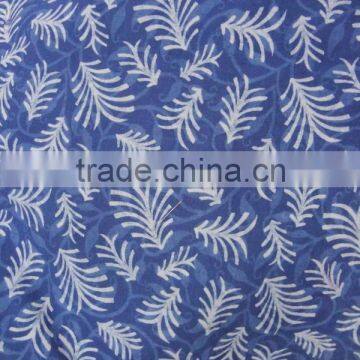 hand block print cotton fabric