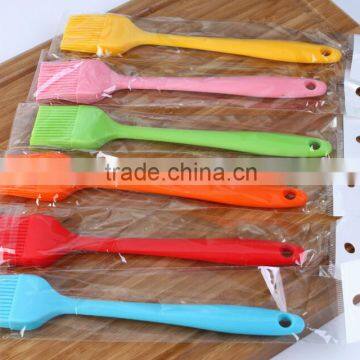 Green Flat High Temperature Resistant Silicone Barbecue Brush,silicone Rubber BBQ Cleaning Basting Brushes photo-3