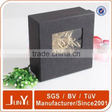 open from top to bottom decorative elegant window cardboard watch box