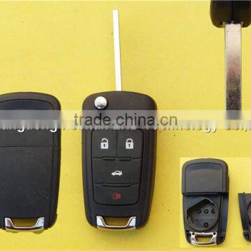 Hot chevy remote flip modified case no logo key cover for Chevrolet