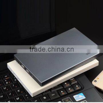 2016 Hot Sale Ultra Slim Portable Power Bank 20000mah for Smartphone